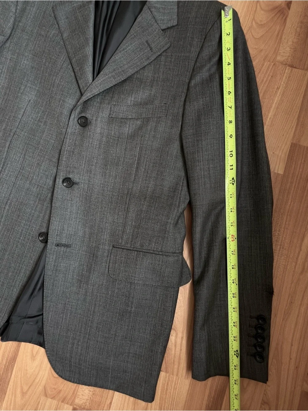 Gucci Men's Gray 3-Button Blazer